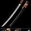 combat wakizashi handmade high manganese steel full tang real japanese