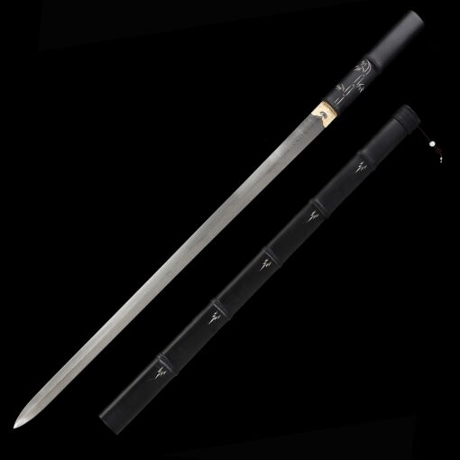 double edged sword shirasaya sword chinese straight double edged sword 2