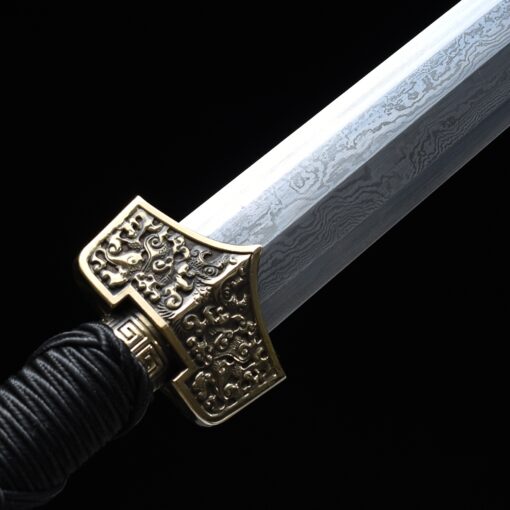 eight sided han sword high performance 1000 layer folded steel chinese han 2