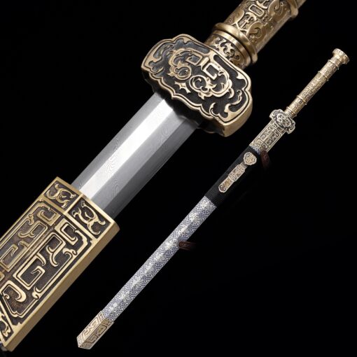 eight sided han sword high performance pattern steel chinese han dynasty 1