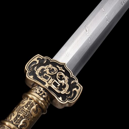 eight sided han sword high performance pattern steel chinese han dynasty 11