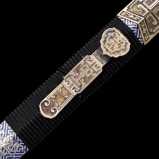 eight sided han sword high performance pattern steel chinese han dynasty 14