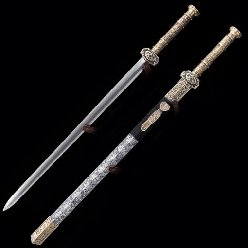 eight sided han sword high performance pattern steel chinese han dynasty 16