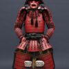 full samurai armor handmade red iyozane japanese samurai armor life size