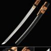 full tang wakizashi handmade high manganese steel real japanese wakizashi