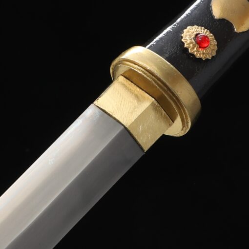 hamidashi tanto handmade japanese tanto sword with black saya truekatana 1