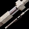 han dynasty sword high performance pattern steel red blade chinese han