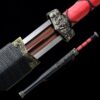 han jian sword handmade pattern steel red blade chinese han dynasty sword