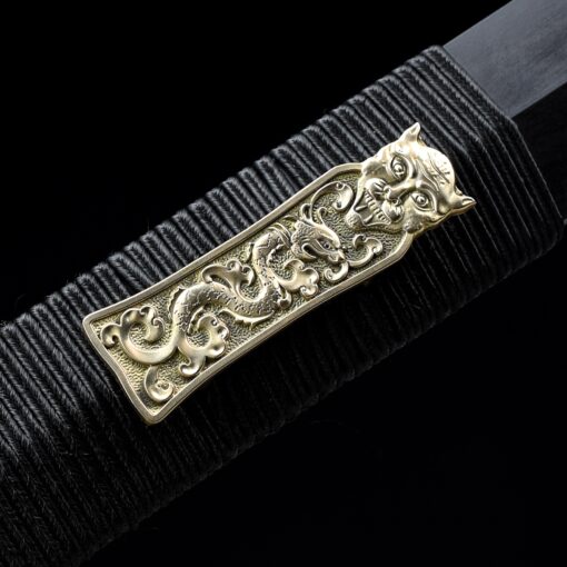 han jian sword handmade pattern steel red branding blade chinese han 5