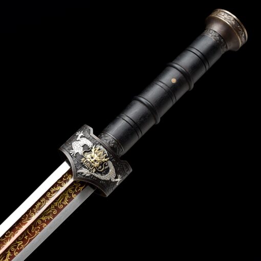 han jian sword high performance spring steel red branding blade chinese han 2