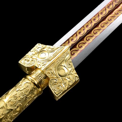 han sword handmade spring steel branding blade chinese han dynasty sword 1