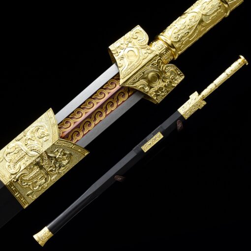 han sword handmade spring steel branding blade chinese han dynasty sword