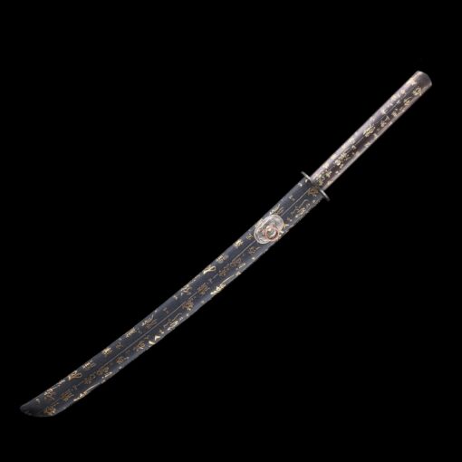 hand forged wakizashi hand forged chinese character retro theme fully 4