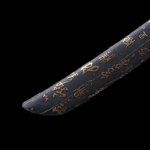 hand forged wakizashi hand forged chinese character retro theme fully 7