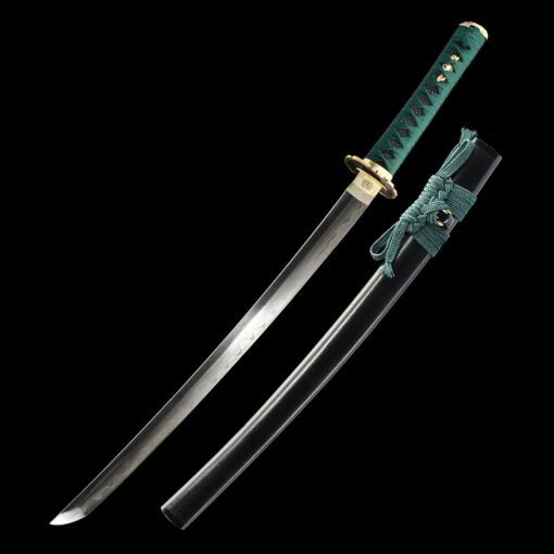 handcrafted wakizashi with folded melaleuca steel clay tempered blade 1 7