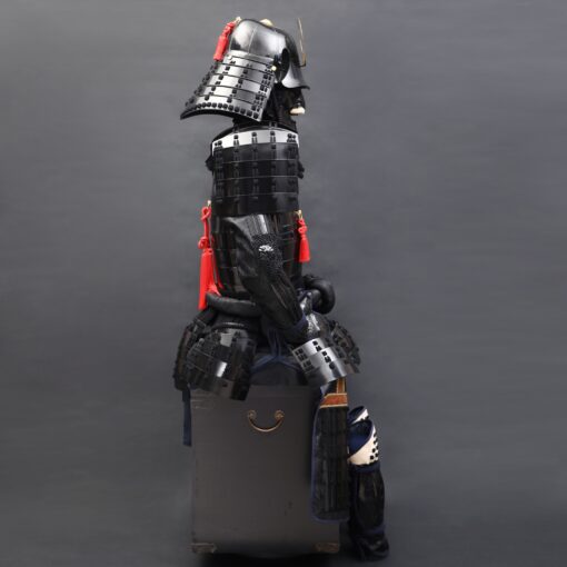 japanese armor handmade oda clan kachi black japanese samurai armor with 6