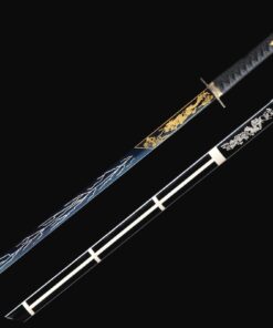 japanese straight sword handmade japanese straight sword with blue 1