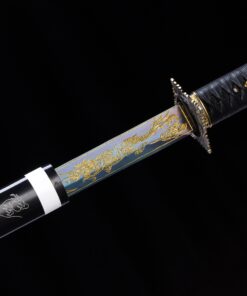 japanese straight sword handmade japanese straight sword with blue 6