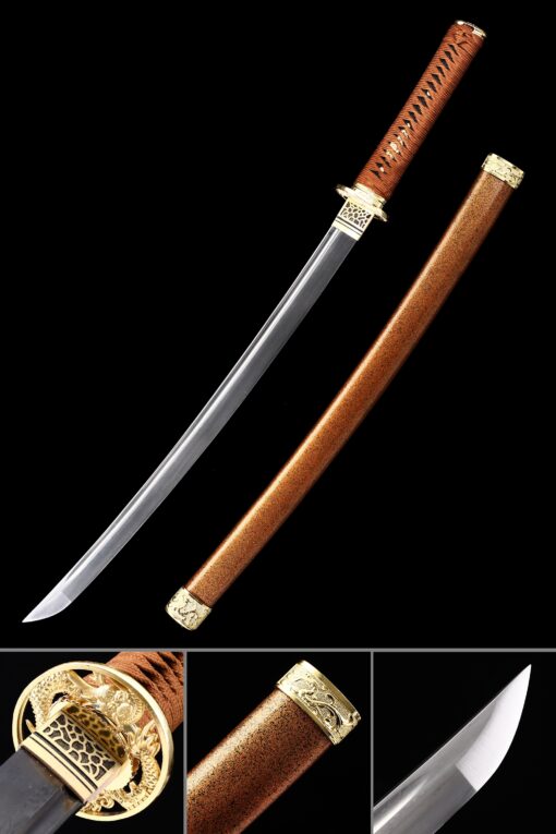 japanese wakizashi handmade pattern steel real japanese wakizashi sword 1 scaled