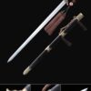 jian sword handmade blackwood bamboo theme manganese steel song dynasty