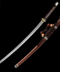 kodachi sword handmade japanese tachi odachi sword pattern steel full tang 2