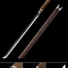 modern ninjato handmade japanese ninjato sword with brown scabbard