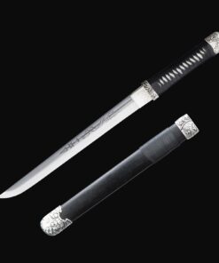 modern short sword handmade stainless steel real japanese short hamidashi 1