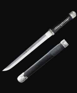 modern short sword handmade stainless steel real japanese short hamidashi 2