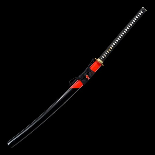 naginata sword handmade japanese naginata sword full tang with black 6