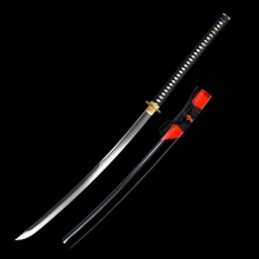 naginata sword handmade japanese naginata sword full tang with black 7