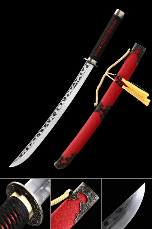 naginata sword handmade japanese naginata sword high manganese steel with scaled