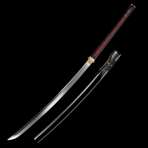 naginata sword handmade japanese naginata sword pattern steel full tang 1 7