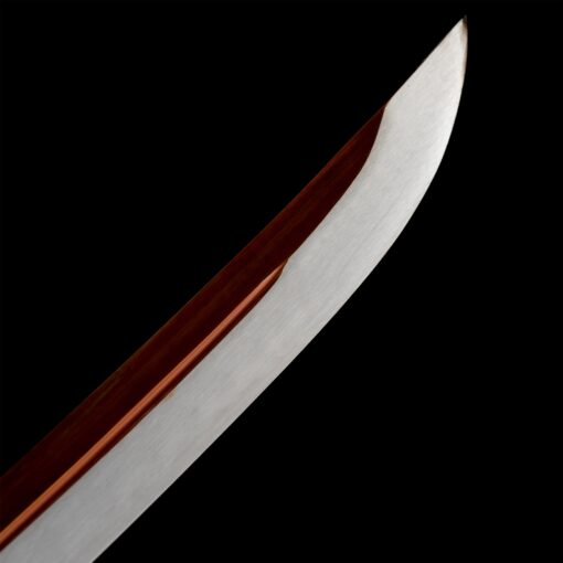 naginata sword handmade japanese naginata sword with red blade 1 5