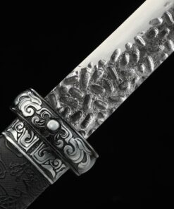 ninjato handmade japanese ninja sword 1090 carbon steel with hand hammered 2