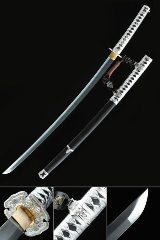 nodachi sword handmade japanese tachi odachi sword high manganese steel scaled