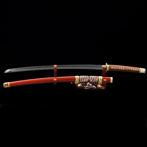 nodachi sword handmade japanese tachi odachi sword t10 folded clay tempered 3