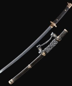 nodachi sword japanese tachi odachi sword t10 folded clay tempered steel 2