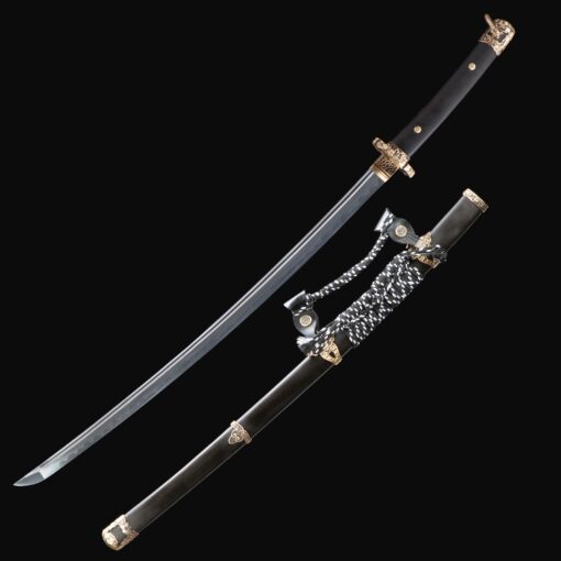 nodachi sword japanese tachi odachi sword t10 folded clay tempered steel 2