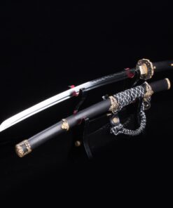 nodachi sword japanese tachi odachi sword t10 folded clay tempered steel 3