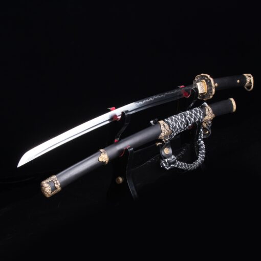 nodachi sword japanese tachi odachi sword t10 folded clay tempered steel 3