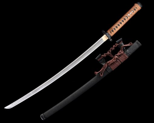 odachi sword handmade japanese tachi odachi sword pattern steel with black 1