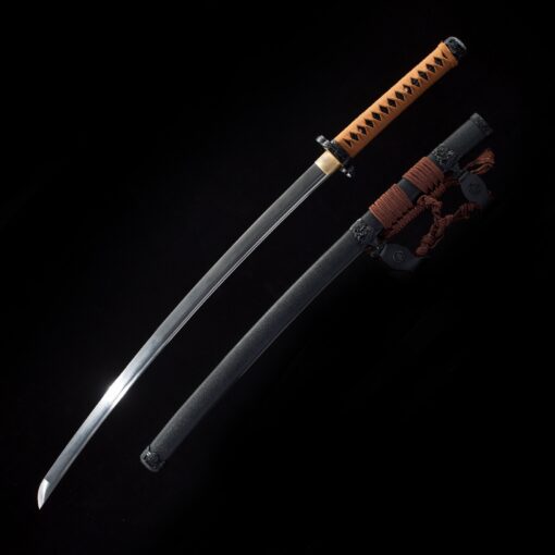 odachi sword handmade japanese tachi odachi sword pattern steel with black 3