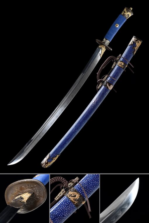 qing dao sword high performance chinese qing dynasty sword with blue scaled