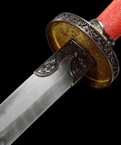 qing dao sword high performance chinese qing dynasty sword with red rayskin 1