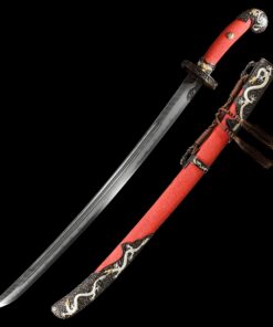 qing dao sword high performance chinese qing dynasty sword with red rayskin 7