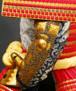 samurai armor handmade golden takeda clan japanese samurai armor with white 6