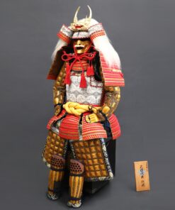 samurai armor handmade golden takeda clan japanese samurai armor with white 7