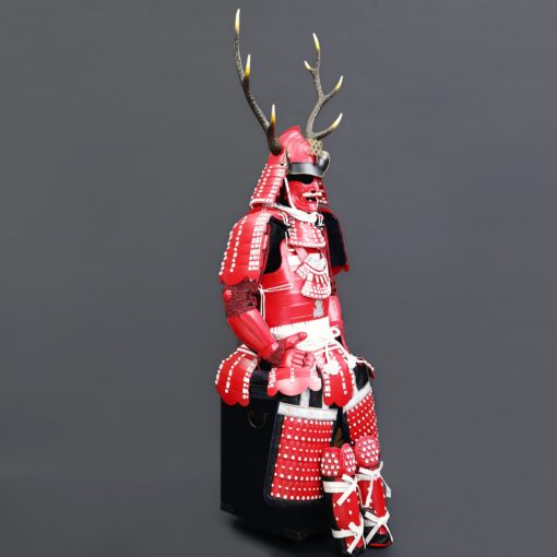 samurai armor handmade red japanese samurai armor for yukimura sanada with 4