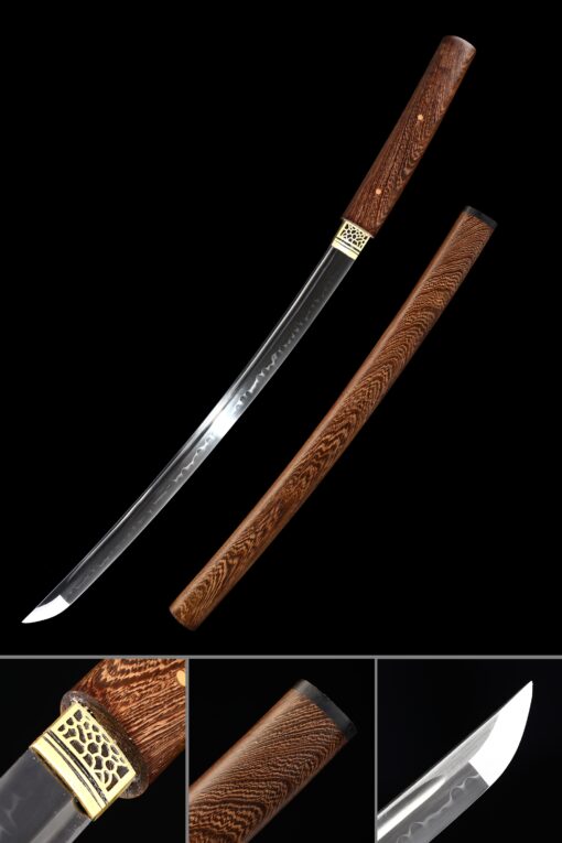 shirasaya katana handmade shirasaya wakizashi sword t10 folded clay scaled