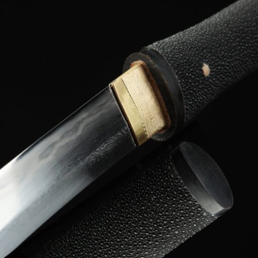 shirasaya tanto high performance japanese shirasaya tanto sword damascus 5